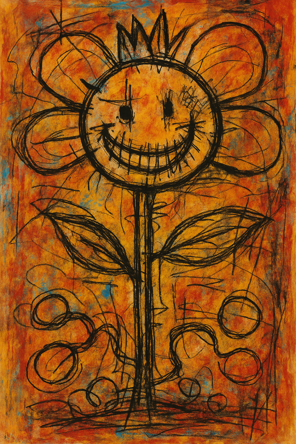 Flor coroada