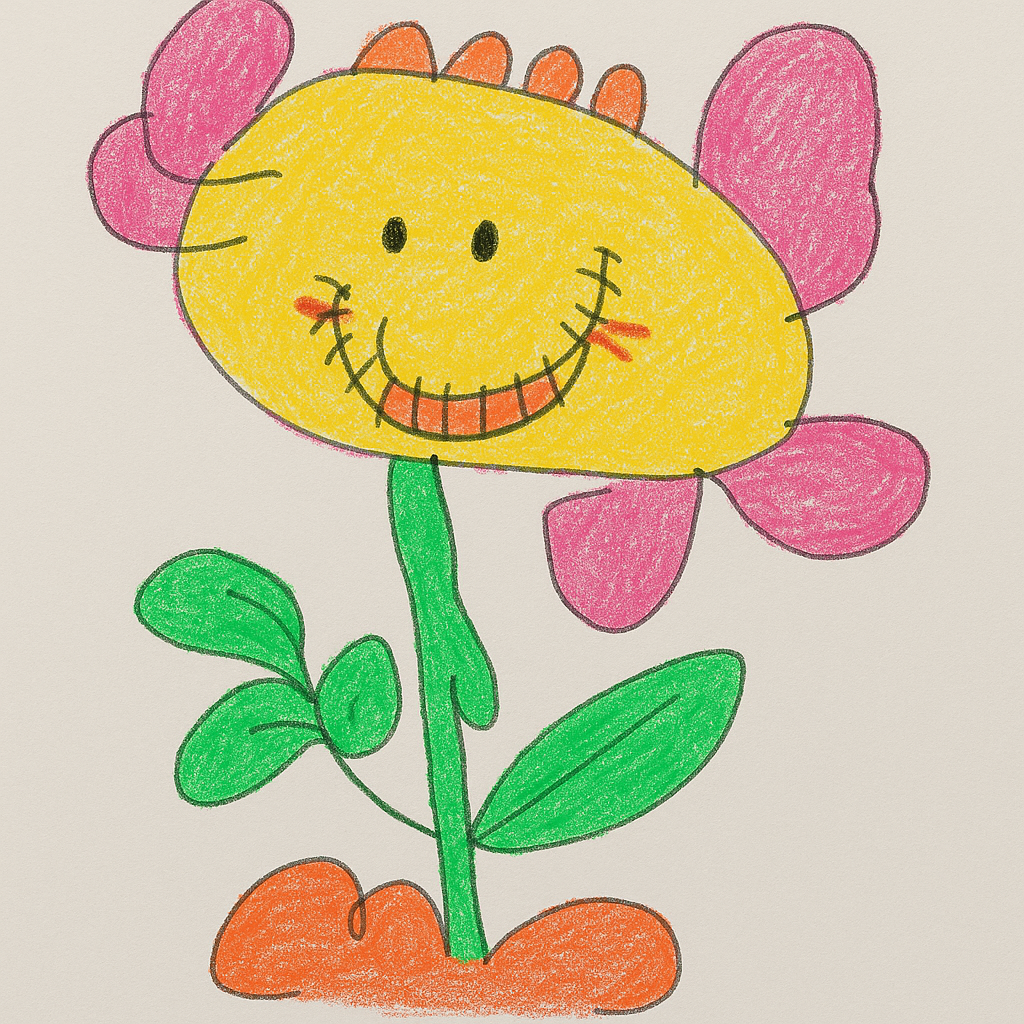 Flor sorridente
